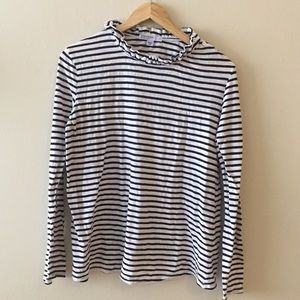 Anthropologie striped long sleeve top